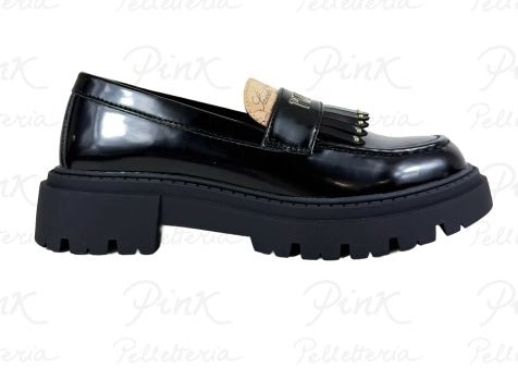 Alviero Martini Mocassino N 2301 1453 Col X550 Nero/Geo Beige